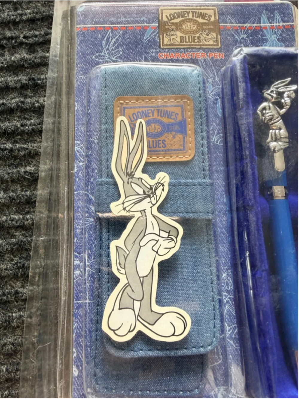 Vintage Looney Tunes Blues Bugs Bunny Solid Brass Character Pen NOS Sealed